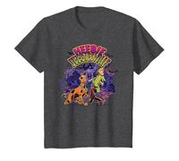 Scooby-Doo and Shaggy Heebie Jeebiesville T-Shirt, Youth, Dark Heather Grey, 2T