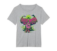 Scooby-Doo and Shaggy Thriller Mystery T-Shirt, Women's Plus, Heather Grey, 2X