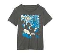 Scooby-Doo Anything for a Snack T-Shirt, Women's Plus, Asphalt Grey, 2X