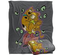 Scooby-Doo Being Watched Officially Licensed Silky Touch Super Soft Throw Blanket 152 x 127 cm, White
