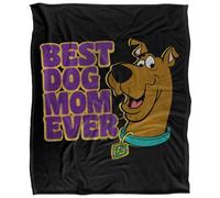 Scooby Doo Best Dog Mom Ever Soft Touch Blanket Multicoloured (152Cm X 127Cm)