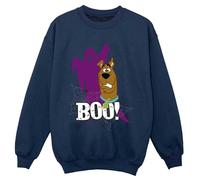 Scooby Doo Boy's Boo Ghost Sweatshirt in Navy | Size: 3-4 Years Scooby Doo Navy 3-4 Years