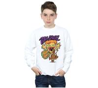 Scooby Doo Boy's Pizza Ghost Sweatshirt in White | Size: 9 Years Scooby Doo White 9 Years