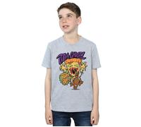 Scooby Doo Boy's Pizza Ghost T-Shirt in Grey | Size: 3-4 Years Scooby Doo Grey 3-4 Years