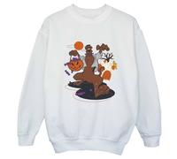Scooby Doo Boy's Pumpkin Sweatshirt in White | Size: 3-4 Years Scooby Doo White 3-4 Years
