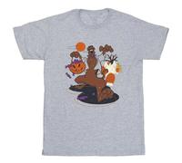 Scooby Doo Boy's Pumpkin T-Shirt in Grey | Size: 3-4 Years Scooby Doo Grey 3-4 Years