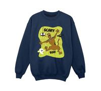 Scooby Doo Boy's Scary Boo Sweatshirt in Navy | Size: 3-4 Years Scooby Doo Navy 3-4 Years