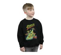 Scooby Doo Boy's The Alien Invaders Sweatshirt in Black | Size: 9 Years Scooby Doo Black 9 Years
