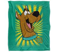 Scooby-Doo Burst Logo Silky Touch Super Soft Throw Blanket 152 X 127 cm, White