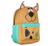 Scooby Doo Character 3D Ears 17" Backpack Laptop Travel Book Bag Padded Back Adjustable Straps, Multicoloured, One Size