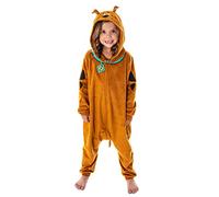 Scooby Doo Costume Kids Onesie Union Suit Sleeper Pajamas (MD, 8)