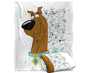 Scooby-Doo Evolution of Scooby Doo! Officially Licensed Silky Touch Super Soft Throw Blanket 152 x 127 cm