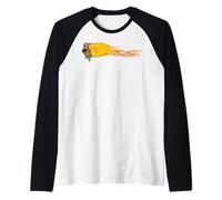 Scooby Doo Flame Raglan Baseball Tee