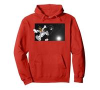 Scooby Doo Floating in Space Pullover Hoodie, Adult Unisex, Red, Medium