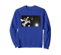 Scooby Doo Floating In Space Sweatshirt, Adult Unisex, Royal Blue, X-Large