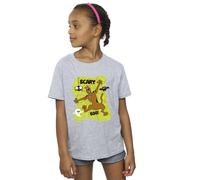 Scooby Doo Girl's Scary Boo T-Shirt in Grey | Size: 3-4 Years Scooby Doo Grey 3-4 Years