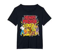 Scooby-Doo Heavy Meddle T-Shirt, Women's Plus, Black, 2X