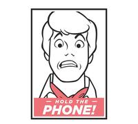 Scooby Doo Hold The Phone Men's T-Shirt - White - M