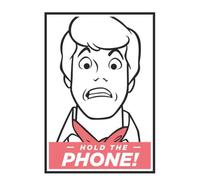 Scooby Doo Hold The Phone Sweatshirt - White - S - White