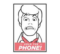 Scooby Doo Hold The Phone Women's T-Shirt - White - XXL