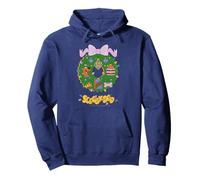 Scooby-Doo Holiday Wreath Snacks Festive Fun Pullover Hoodie