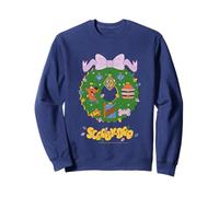 Scooby-Doo Holiday Wreath Snacks Festive Fun Sweatshirt