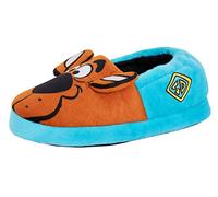 Scooby-Doo! Kids Slippers Boys Girls 3D Ears Slip On Mules Warm Lined House Shoes Blue 1 UK
