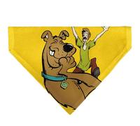 Scooby Doo Laughing and Shaggy Screaming Pose Yellow Slip On Collar Bandana Only
