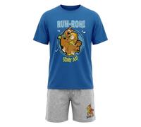 Scooby-Doo! Men’s Short Pyjama Set | Ruh-Roh Scooby & Shaggy T-Shirt & Shorts | Sizes M to XXL | PJ Sets