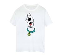 Scooby Doo Men's Big Face Cotton T-Shirt in White | Size: Large Scooby Doo White L