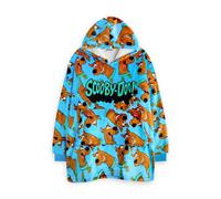 Scooby Doo Men's Character AOP Blanket Hoodie | Boys Blue | Official Scooby Doo Blue One Size