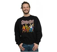 Scooby Doo Men's Classic Group Sweatshirt in Black | Size: 4XL Scooby Doo Black 4XL