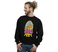 Scooby Doo Men's Easter I Dig It Sweatshirt in Black | Size: 4XL Scooby Doo Black 4XL