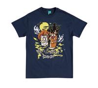 Scooby Doo Men's Ghost Cotton T-Shirt in Dark Navy | Size: 2XL Scooby Doo Dark Navy 2XL