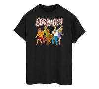 Scooby Doo Men's Group Cotton T-Shirt in Black | Size: 4XL Scooby Doo Black 4XL