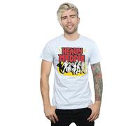 Scooby Doo Men's Heavy Meddle Cotton T-Shirt in Grey | Size: 2XL Scooby Doo Grey 2XL