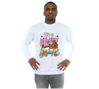 Scooby Doo Men's Life Is Sweet Sweatshirt in White | Size: 3XL Scooby Doo White 3XL