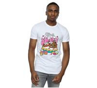 Scooby Doo Men's Life Is Sweet T-Shirt in White | Size: 3XL Scooby Doo White 3XL