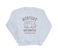 Scooby Doo Men's Mystery Car Service Sweatshirt in White | Size: Small Scooby Doo White S
