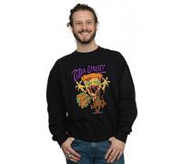 Scooby Doo Men's Pizza Ghost Sweatshirt in Black | Size: Medium Scooby Doo Black M