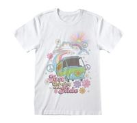 Scooby Doo Men's Ride Van T-Shirt in White | Size: 2XL Scooby Doo White 2XL
