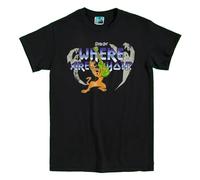 Scooby Doo Men's Rock Star T-Shirt in Black | Size: Medium Scooby Doo Black M