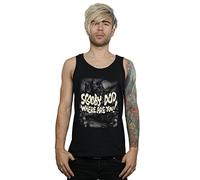 Scooby Doo Men's Scary Castle Vest Black Medium