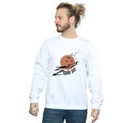 Scooby Doo Men's Spooky Moon Sweatshirt in White | Size: XL Scooby Doo White XL
