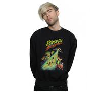 Scooby Doo Men's The Alien Invaders Sweatshirt in Black | Size: Small Scooby Doo Black S