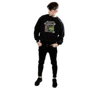 Scooby Doo Men's The Mystery Machine Sweatshirt in Black | Size: Medium Scooby Doo Black M
