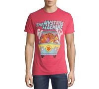 Scooby Doo Men's The Mystery Machine T-Shirt in Red | Size: Large Scooby Doo Red L