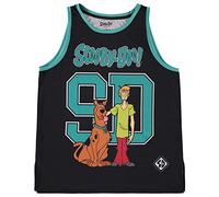 Scooby Doo Mens Throwback Shirt, Shaggy, Velma Tee - Throwback Classic T-Shirt, Black, Medium