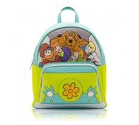 Scooby Doo Mini Backpack for Kids & Adults | 10" PU Leather Scooby-Doo Backpack Purse Featuring Scooby & Mystery Machine Style | Toddler Travel Bag, Small Backpack Bookbag for School, Travel | Ages 3+