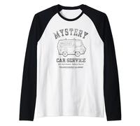 Scooby Doo Mystery Car Service Raglan Baseball Tee